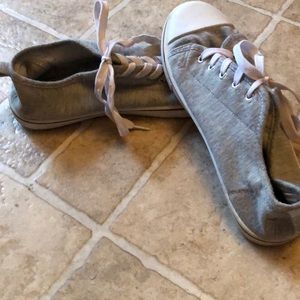 Grey slip on shoes for around the house :)